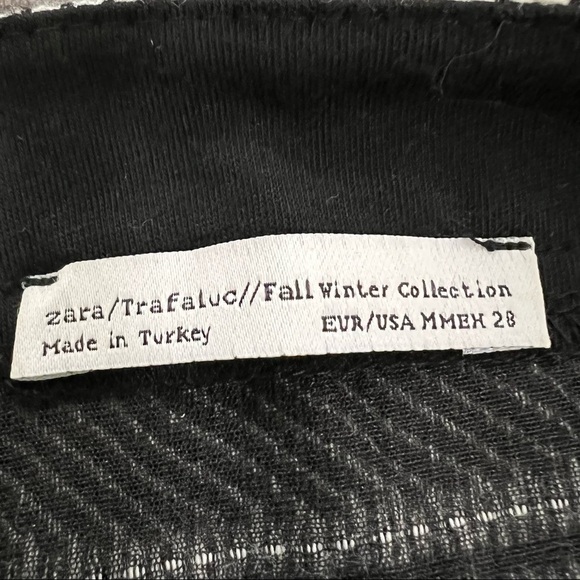 ZARA Trafaluc fall winter collection smock shirt tunic, 28, white black stripes - Picture 7 of 10